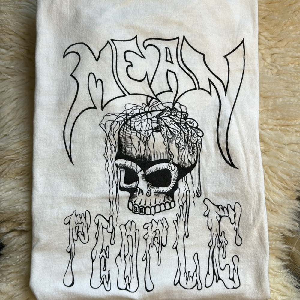 Vtg Y2K Oversized Death Metal Hardcore Band Shirt Mean People